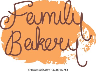 Bäckerei-Abzeichen oder Label Retro-Vektorgrafik. Brot oder Loaf-Silhouette für Backwaren. Vintage-Logo-Design
