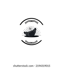 Bakery badge or label retro vector illustration. loaf store, food market, cafe, restaurant etc. Vector Illustration