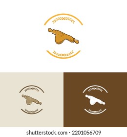 Bakery badge or label retro vector illustration. loaf store, food market, cafe, restaurant etc. Vector Illustration