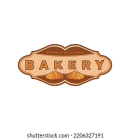Bakery badge and label template design