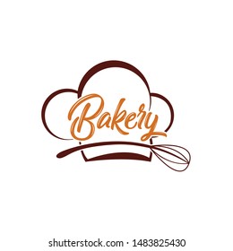 Bakery Badge Logo Icon Modern Style Vector