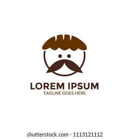 Bakery badge logo template. Vector illustration