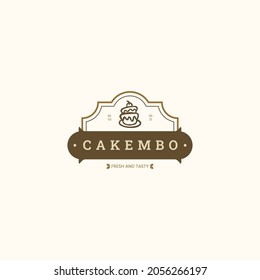 Bakery badge premium logo vector