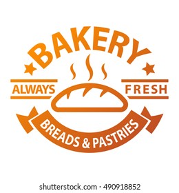 Bakery badgesand logo icon thin modern style vector collection set