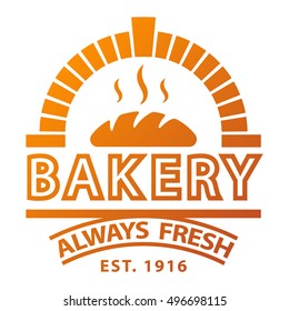 Bakery badgesand logo icon thin modern style vector collection set
