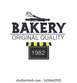 Bakery, bakehouse logo or label. Baking lettering. EPS 10