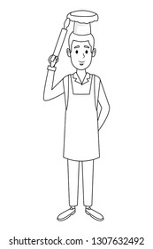 bakery baker cartoon