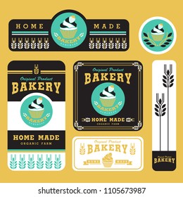 Bakery Branding template and packaging design