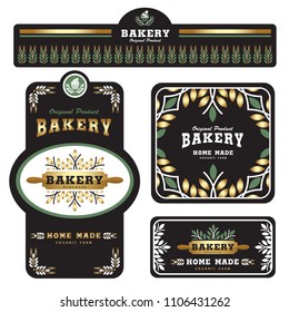 Bakery Branding template and packaging design