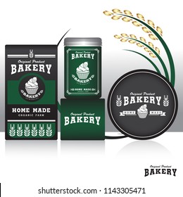 Bakery Branding template and packaging design