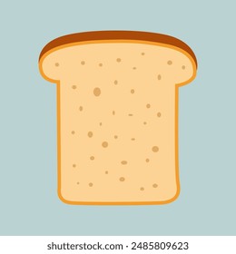 Bakery bread cake pastry isolated concept. Vector flat graphic design element illustration