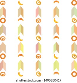 Bakery bread and pastries, bagel and croissant. Vector illustration