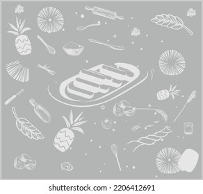 Bakery Bread Polo  Pineapple Texture