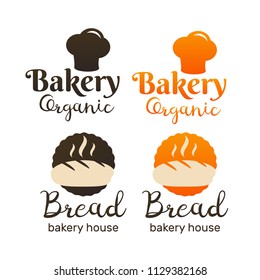 Bakery and bread shop logos, labels and badges