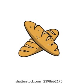 bakery bread vector hand drawing for design, element, template, food design, restaurant design, menu design, etc