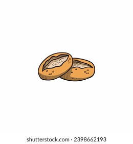 bakery bread vector hand drawing for design, element, template, food design, restaurant design, menu design, etc
