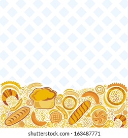 Bakery bread vector illustration
