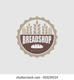 BAKERY BREAD VINTAGE OLD LOGO TEMPLATE