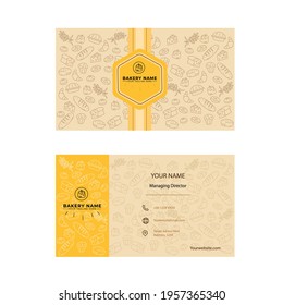 Bakery business card template Design