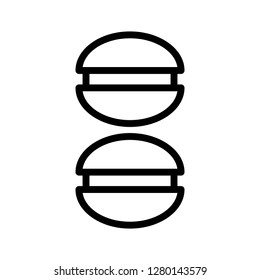 Bakery and cake icon. Single high quality bakery and cake related icon. Isolated bakery and cake symbols in white background. Graphic icons element
