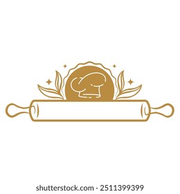 Bakery, cake industry logo template, editable format. Vector Illustration