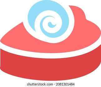Bakery and cake vector icon. Candy, sweet food symbol