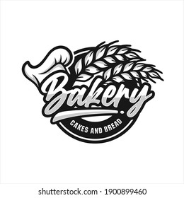 Bakery Cakes And Bread Premium Logo