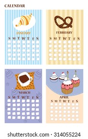 bakery calendar