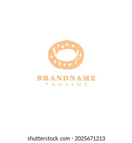bakery cartoon logo design black icon modern vector illustration