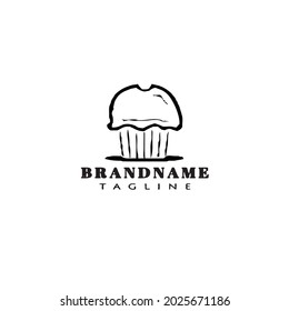 diseño del logo de la caricatura de panadería icono lindo ilustración vectorial moderna