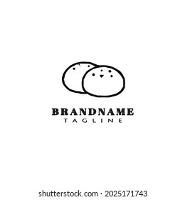 bakery cartoon logo design template icon modern sweet illustration