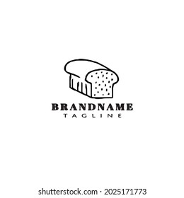 bakery cartoon logo design template icon modern illustration