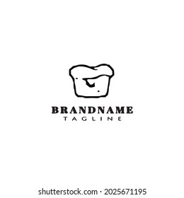 Logo-Design-Vorlage für Bäckereien - Symbol, moderne Vektorgrafik