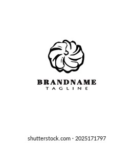 bakery cartoon logo outline template icon modern vector illustration