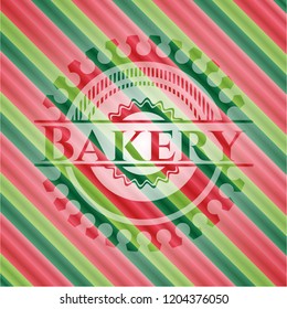 Bakery christmas badge.