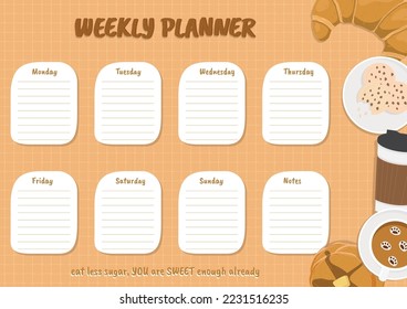 bakery and coffee document template