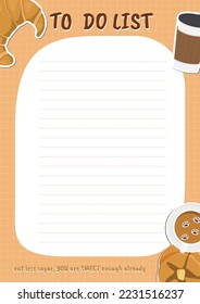bakery and coffee document template