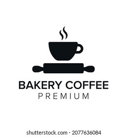 bakery coffee logo icon vector template