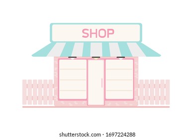 Bakery and Coffee shop. Coffee Cafe. flat Vertor 