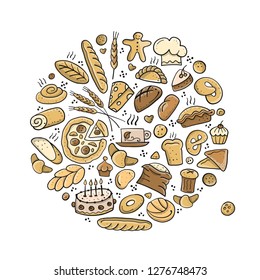 Bakery collection, sketch for your design