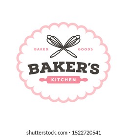 Bakery Company Logo Template Vector