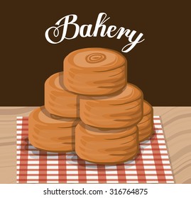Bakery concept with Breads design, vector illustration eps 10