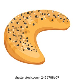 Bakery confectionery icon cartoon vector. Festive food. Cafe bread bake
