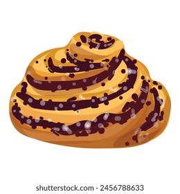 Bakery confectionery icon cartoon vector. Food candy. Bakery decoration