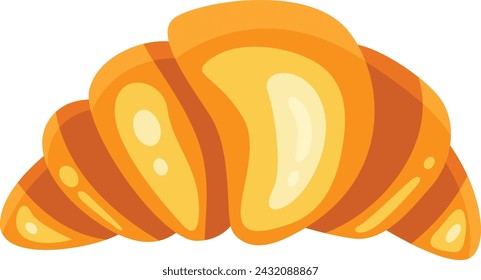 Bakery croissant cake simple icon