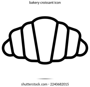 Bäckereikronensymbol, Vektorgrafik auf Hintergrund