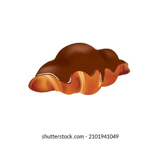 Bakery croissant isolated. vector illustration