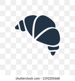 Bakery Croissant vector icon isolated on transparent background, Bakery Croissant transparency concept can be used web and mobile