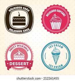 bakery design over background vector illustration
