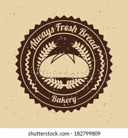 bakery design over beige   background vector illustration  